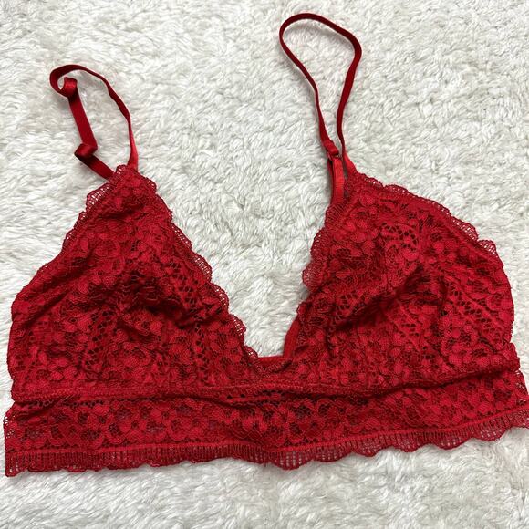 Red Lace Bralette S Small Xhilaration - Picture 6 of 6